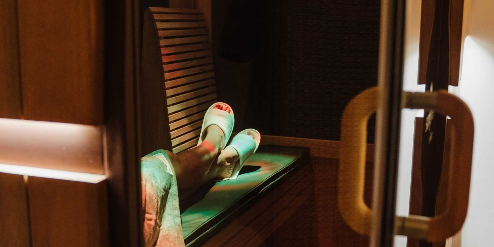 Infrared sauna in Seagrass Wellbeing centre (1)