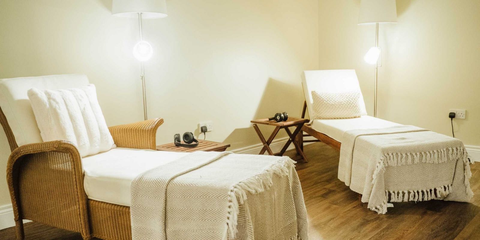 Relaxation room for post treatment time in seagrass wellbeing centre buncrana