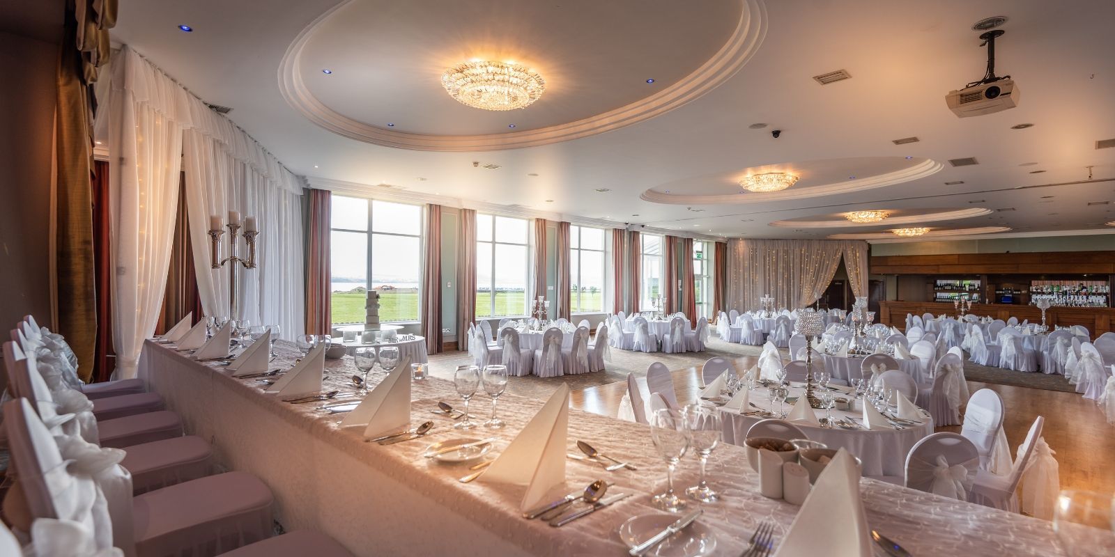 Wedding venues with views over water