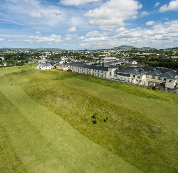 Aerial view from golf course - Inishowen Gateway