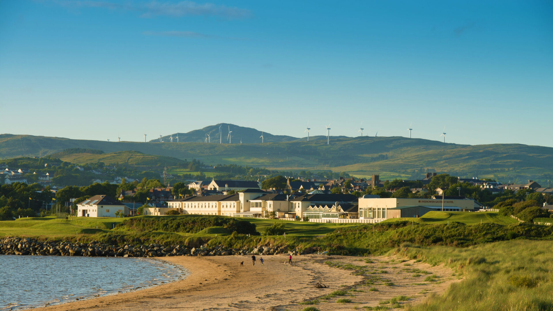 Inishowen Gateway Hotel View from Beach - Inishowen Gateway