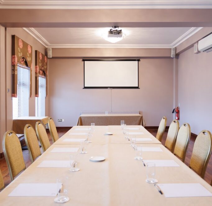 Railway Room boardroom set up 01 - Inishowen Gateway