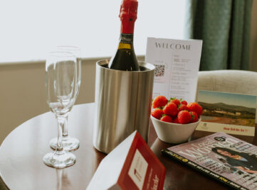 champagne in room - Inishowen Gateway